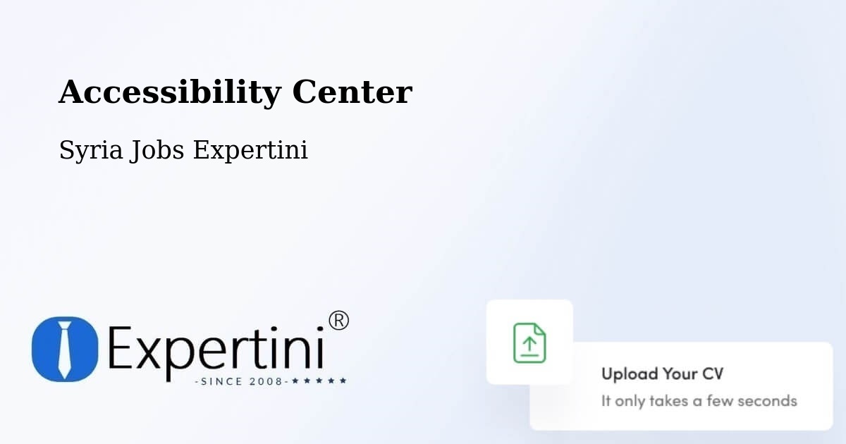 Accessibility Statement – Darkūsh - Syria Jobs Expertini