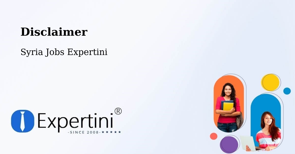 Disclaimer – Darkūsh - Syria Jobs Expertini