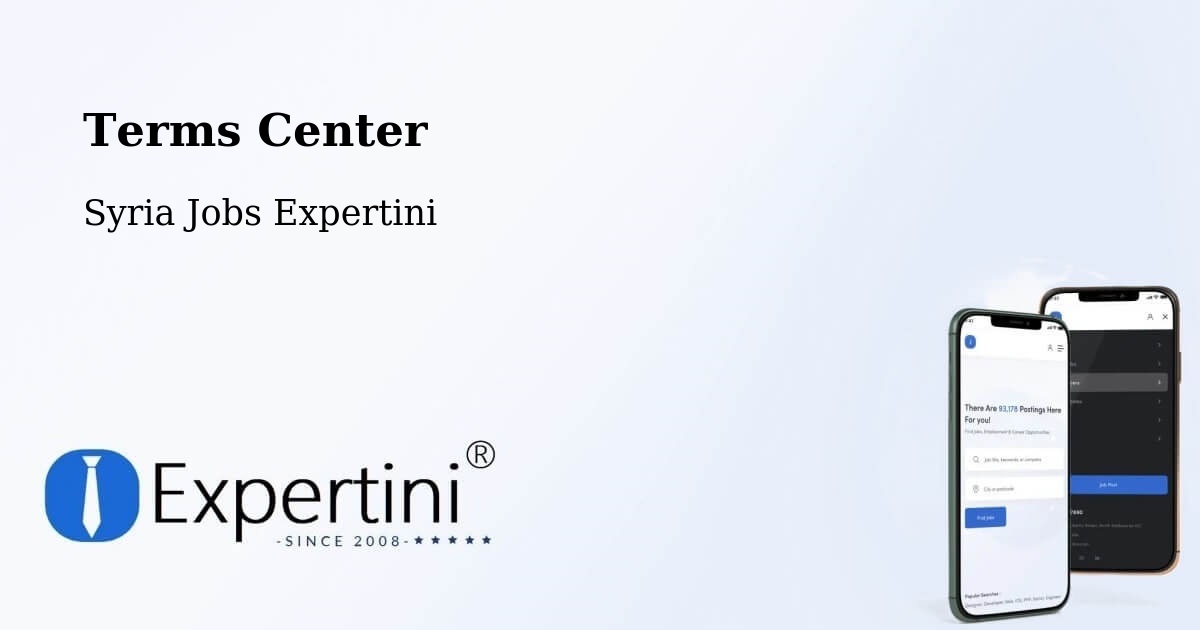 Terms of Service – Darkūsh - Syria Jobs Expertini